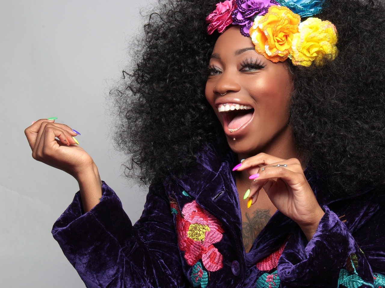 smile, color, laugh